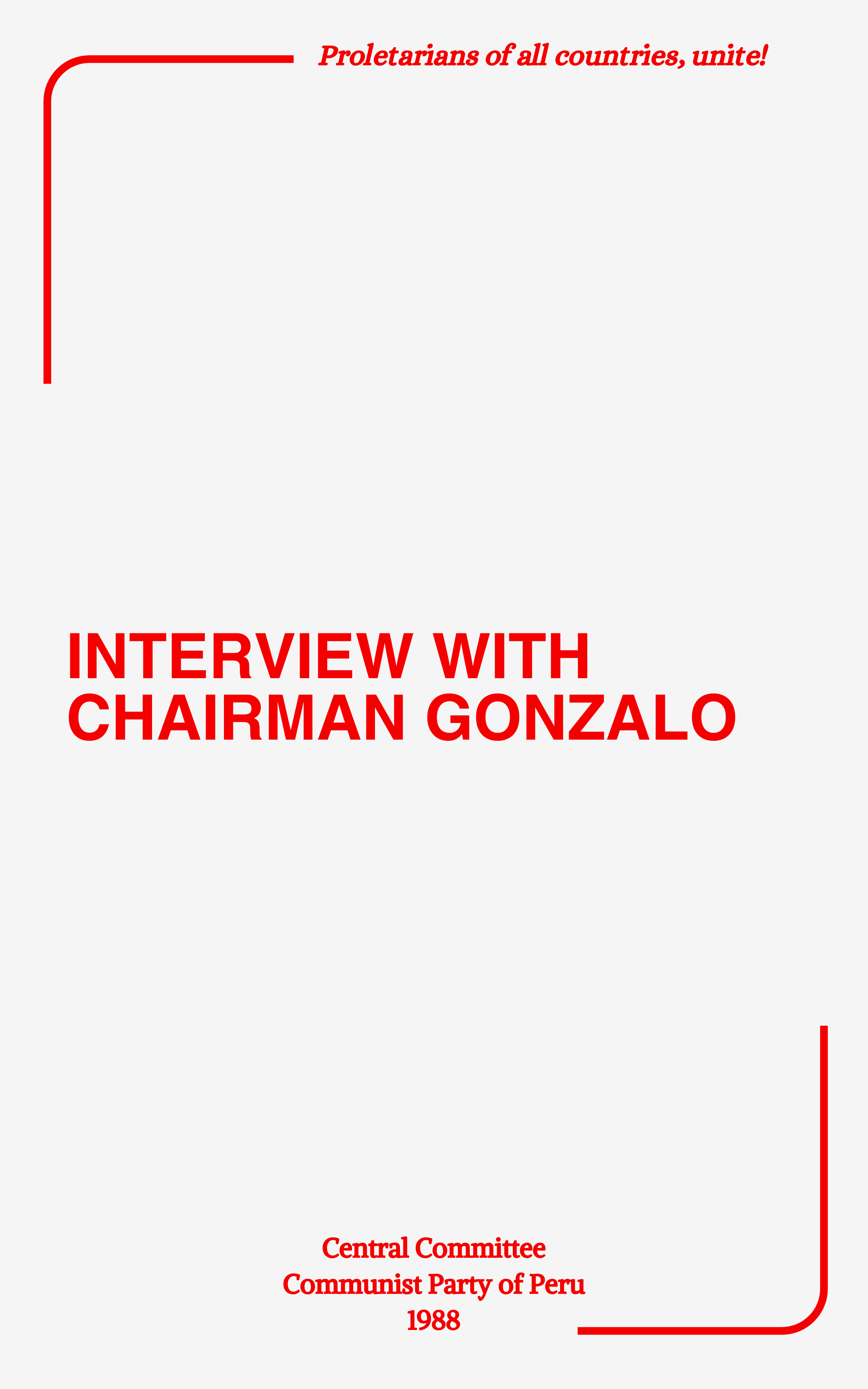 Interview With Chairman Gonzalo